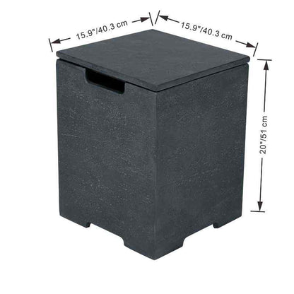 Elementi Square Tank Cover Dimension