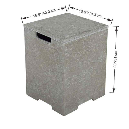 ONB0405LG Elementi Square tank Cover Dimension