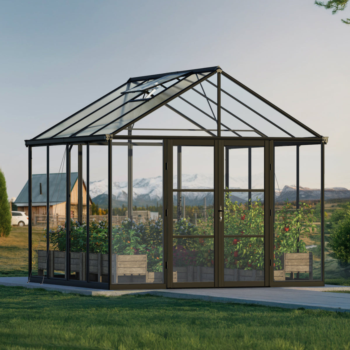 Palram - Canopia | Aria Greenhouse with Polycarbonate Glazing - HG5728