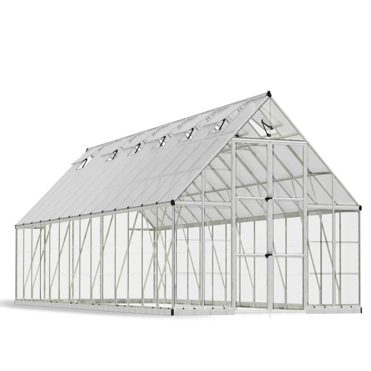 Palram - Canopia | Balance Greenhouse Kit With Clear 0.8mm Polycarbonate Glazing - HG6108G