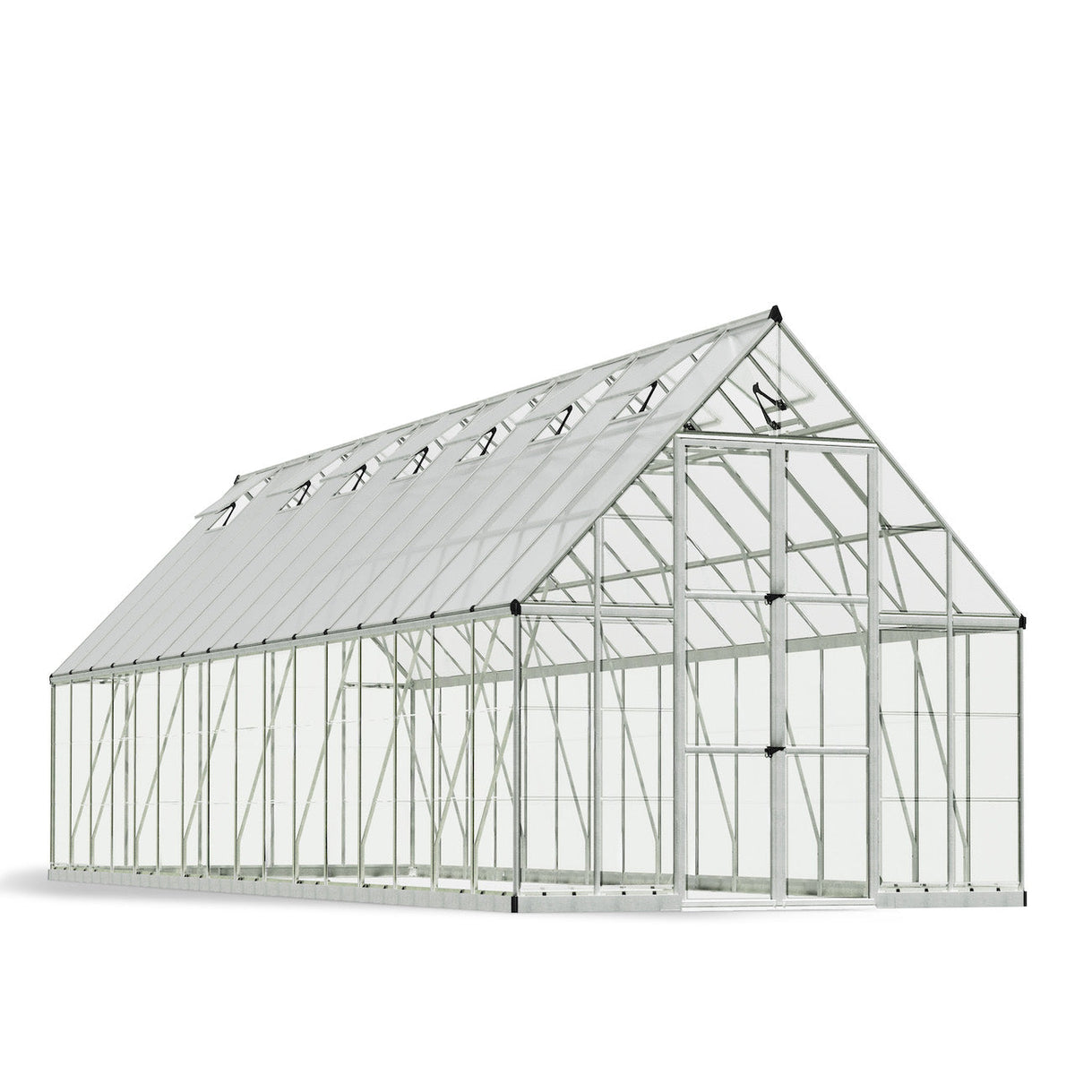 Palram - Canopia | Balance Greenhouse Kit With Clear 0.8mm Polycarbonate Glazing - HG6108G