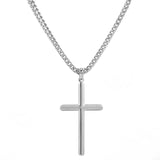 Cross Pendant Necklace - Hip-Hop Style Link Chain for Men and Women