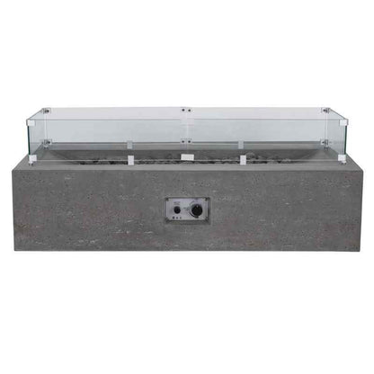 Pyromania Millenia Fire Table Wind guard silo