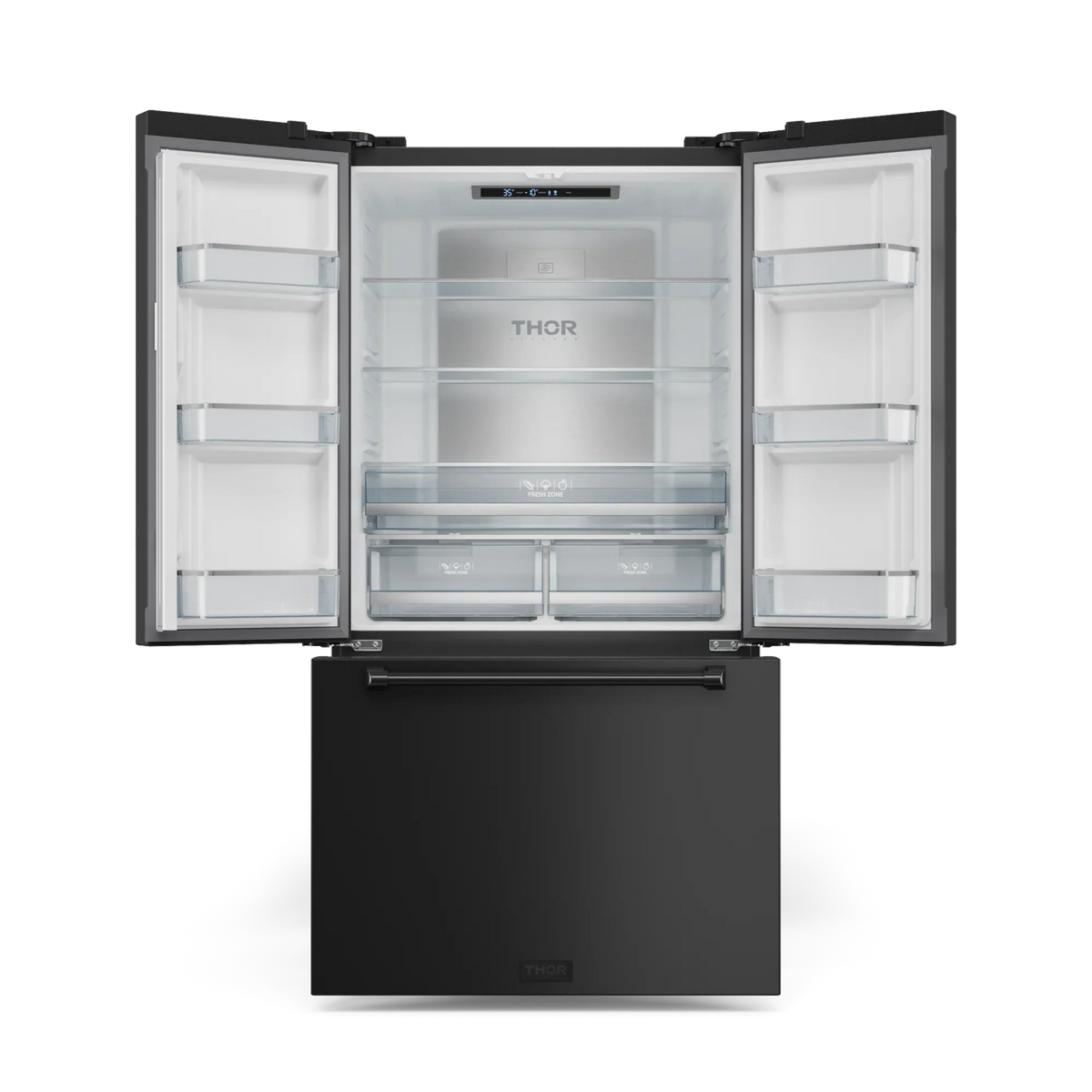 Thor Kitchen 36 Inch 20.3 cu ft French Door Counter Depth Refrigerator with Ice Maker | Gordon Ramsay Series - RF3621CTD00