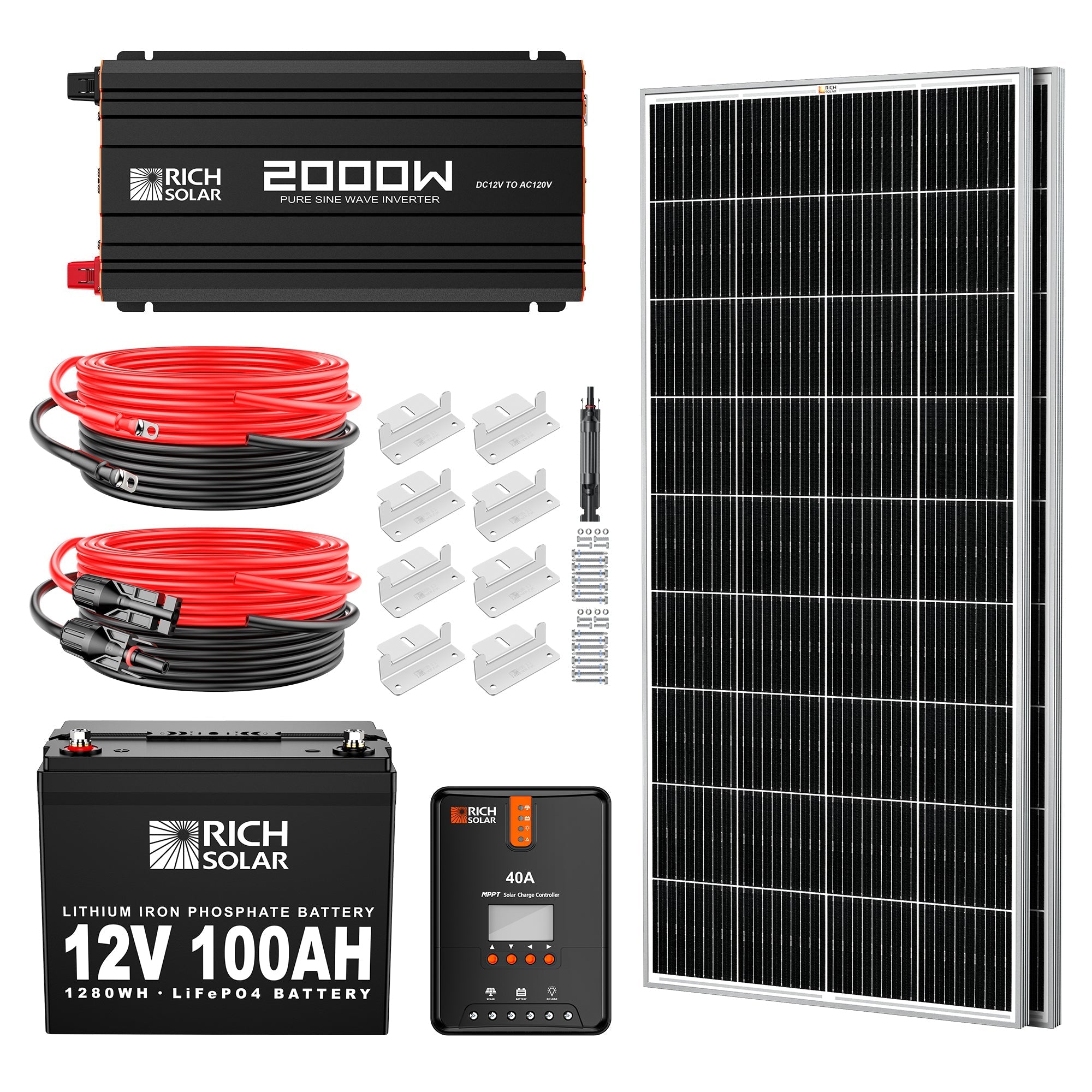 400 Watt Complete Solar Kit - Backyard Provider