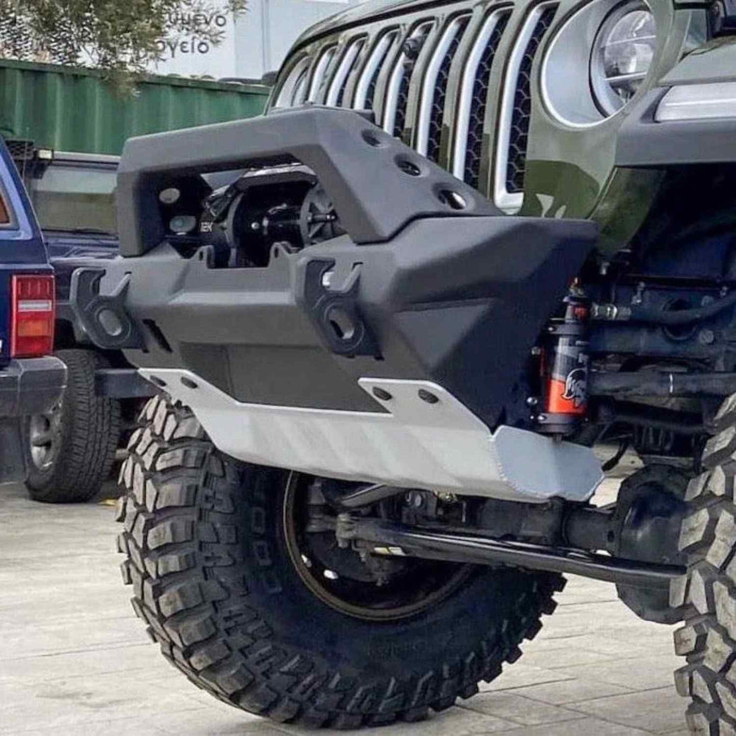 RIVAL Aluminum Front Bumper For Jeep Wrangler JL JK & Gladiator - 2D.2702.3-NL