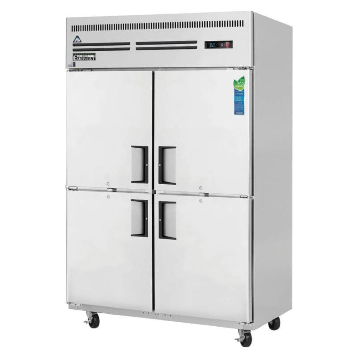 Everest - ESRH4, Commercial 49" Four Solid Door Reach-In Refrigerator 48 cu.ft. - ESRH4