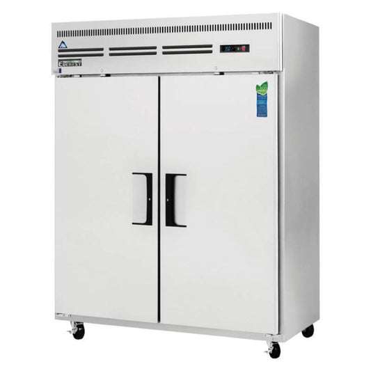 Everest - ESWF2, Commercial 59" 2 Solid Door Reach-In Freezer 55 cu.ft. - ESWF2