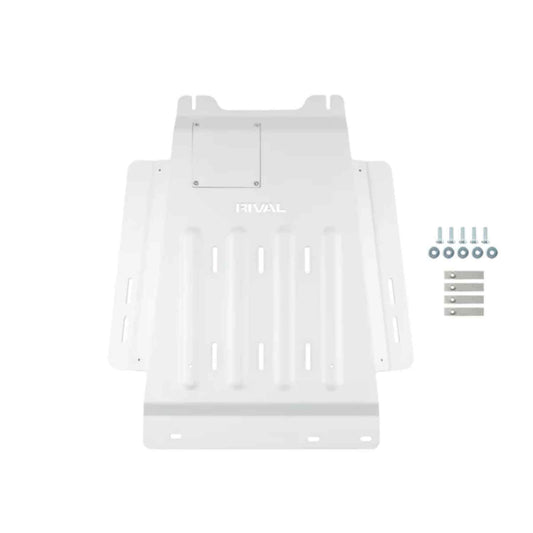 RIVAL Aluminum Transmission Catalytic Converter Skid Plate Ford F-150 EcoBoost V8 except PowerBoost - 2333.1857.2.6