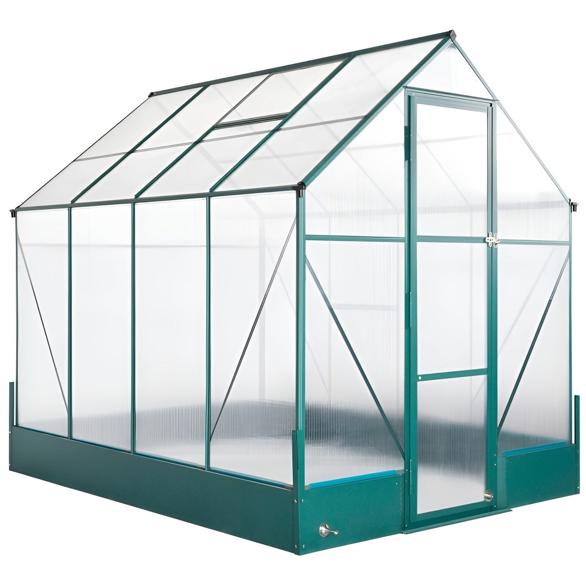 Outsunny 10' x 6' x 7' Polycarbonate Portable Walk-In Garden Greenhouse - 845-059V01