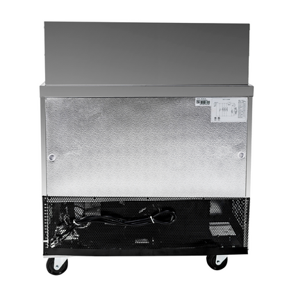 SABA SPS-36-15M - 36" Two Door Commercial Mega-Top Sandwich Prep Table with 15 Pans