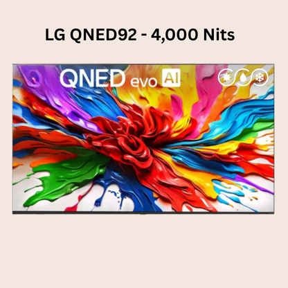 Sealoc Outdoor Smart TV- LG QNED92 EVO AI 4K