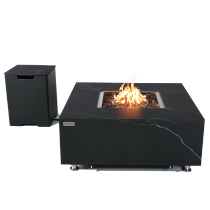 Sofia Fire Table with Tank and Flame