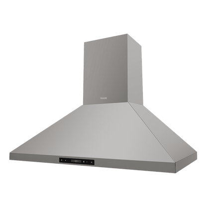 Thor Kitchen Appliance Package - 36 in. Electric Range, Range Hood, Refrigerator, Dishwasher, AP-HRE3601-3