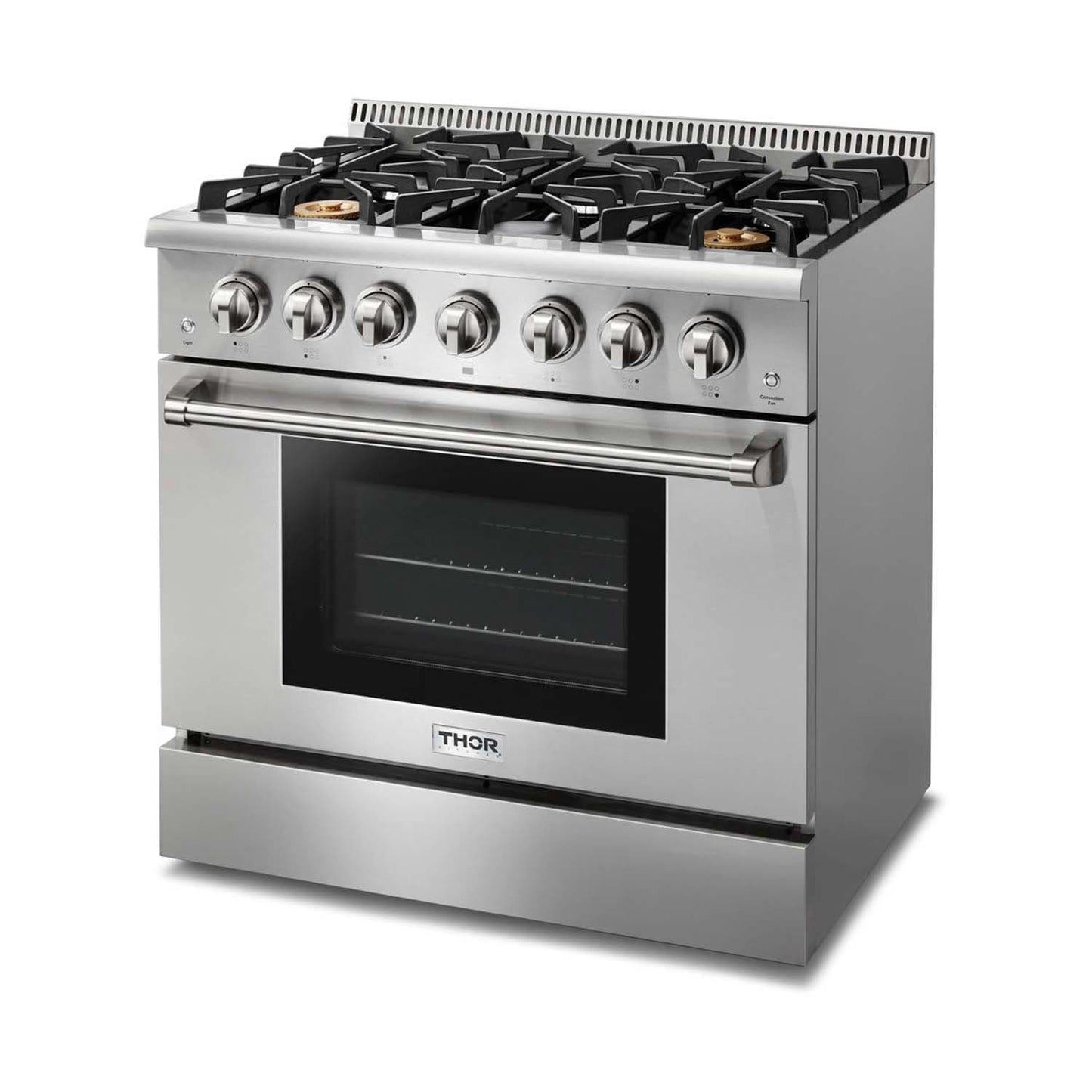 Natural Gas Range 36 inch in Stainless Steel - Heat AC & Co.