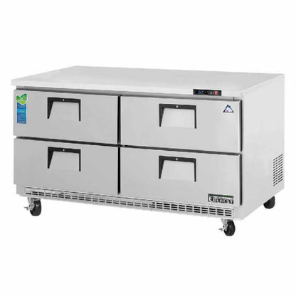 Everest - ETBWR2-D4, Commercial 59" Undercounter Refrigerator Four Drawer - ETBWR2-D4