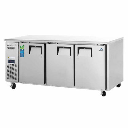 Everest - ETR3, Commercial 71" Undercounter Worktop Refrigerator - ETR3