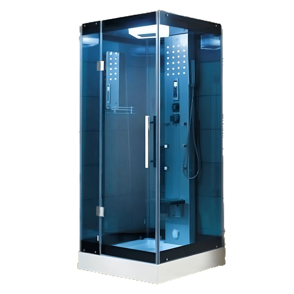 Mesa Steam Shower Blue Glass - WS-303A