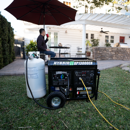DuroMax 13,000 Watt Portable Dual Fuel Gas Propane Generator - XP13000EH - Engines & Co.