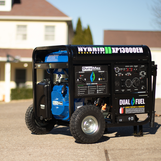 DuroMax 13,000 Watt Portable Dual Fuel Gas Propane Generator - XP13000EH - Engines & Co.