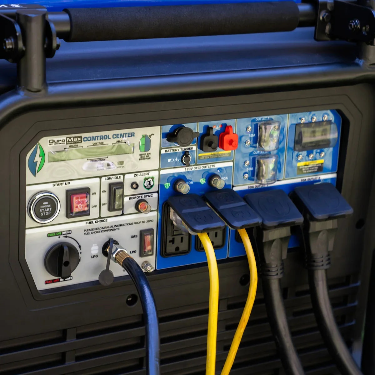 DuroMax 16,000 Watt V-Twin Dual Fuel Portable Digital Inverter Generator