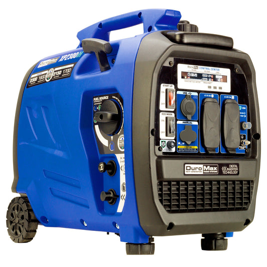 DuroMax 2,300 Watt Portable Dual Fuel Inverter Generator w/ CO Alert - XP2300iH - Engines & Co.