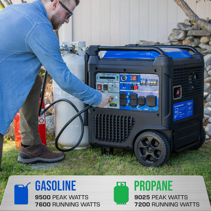 DuroMax 9,500 Watt Portable Dual Fuel Inverter Generator w/ CO Alert