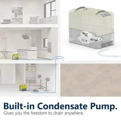 AlorAir Storm LGR Extreme Commercial-Grade Dehumidifier with Pump Drain Hose