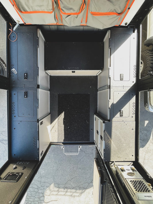 GOOSE GEAR Alu-Cab Alu-Cabin Canopy Camper - Ram 2500 & 3500 2009-Present 4th & 5th Gen. - Bed Plate System - 6'4" Bed - 3194-GGR-SH