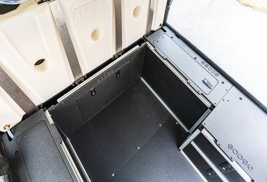 GOOSE GEAR Alu-Cab Canopy Camper V2 - Ford Ranger 2019-2023 4th Gen. - Front Utility Module - 6' Bed - 3351-GGR-SH