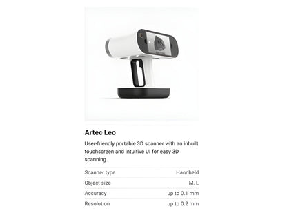 Artec Leo 3D Scanner Premium Pack (EDU)