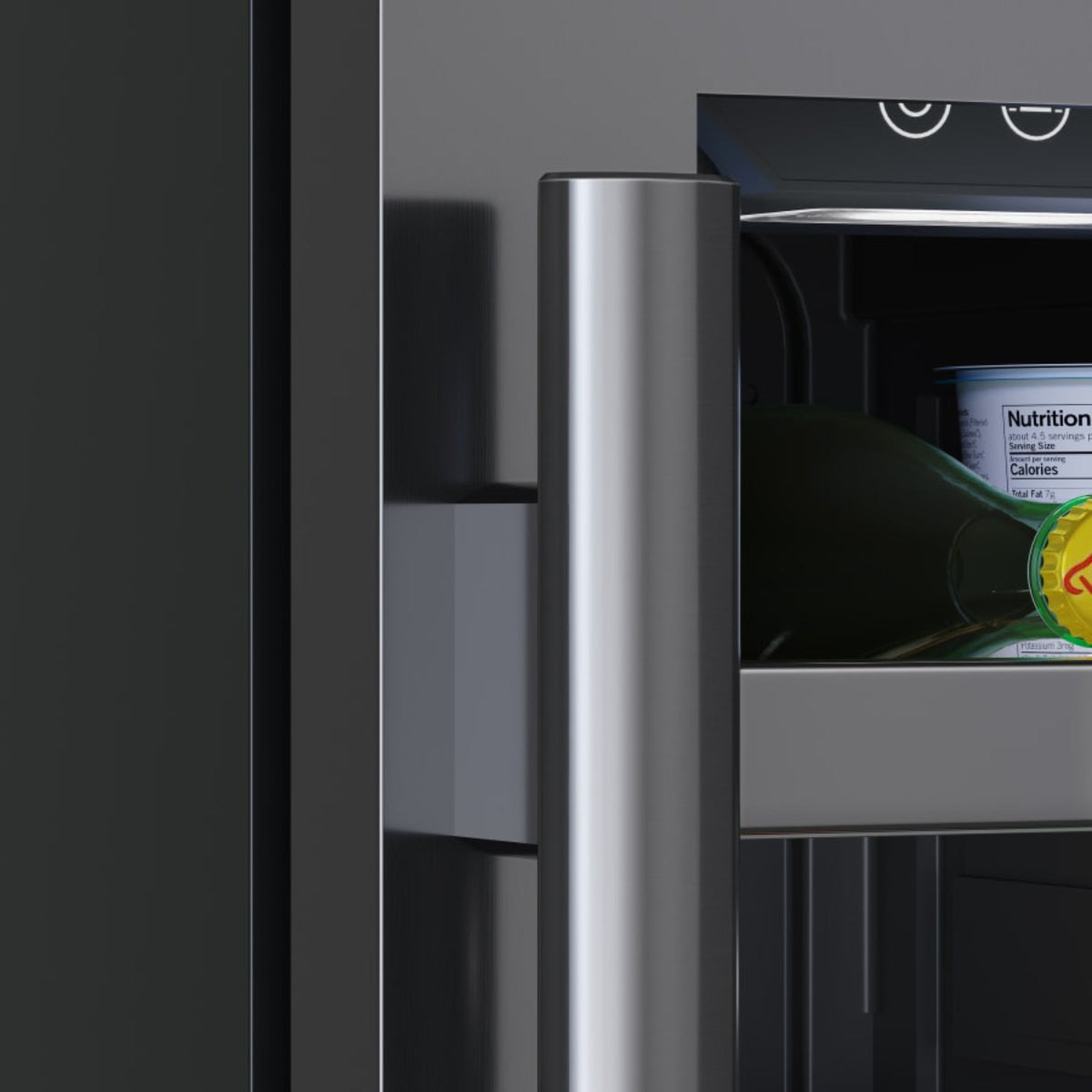 Avallon 15 Inch Wide 83 Can Capacity Undercounter Beverage Cooler - ABR152BLSS - ABR152BLSS