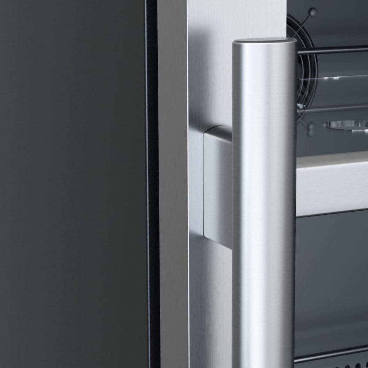 Avallon 15 Inch Wide 86 Can Beverage Center with LED Lighting - ABR152SGLH