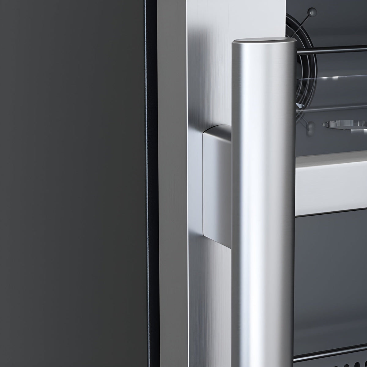 Avallon 24 Inch Wide 140 Can Energy Efficient Beverage Center with LED Lighting, Double Pane Glass, Touch Control Panel and Left Swing Door - ABR242SGLH