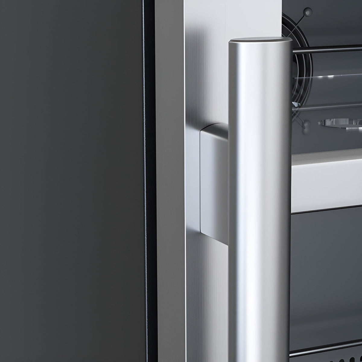 Avallon 24 Inch Wide 140 Can Energy Efficient Beverage Center with LED Lighting, Double Pane Glass, Touch Control Panel and Right Swing Door - ABR242SGRH