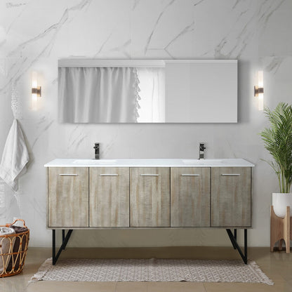 Lancy  72" Double Bathroom Vanity - Backyard Provider