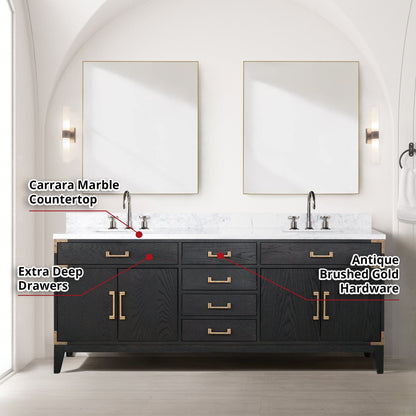 Laurel 80" x 22" Double Bath Vanity - Backyard Provider