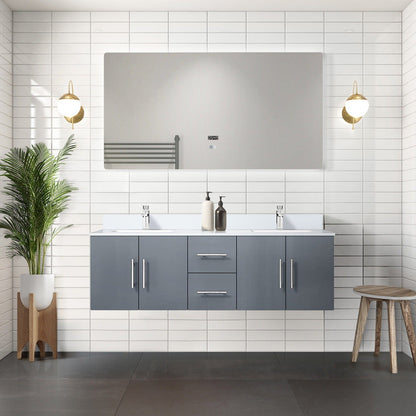 Geneva  60" x 22" Double Bath Vanity - Backyard Provider