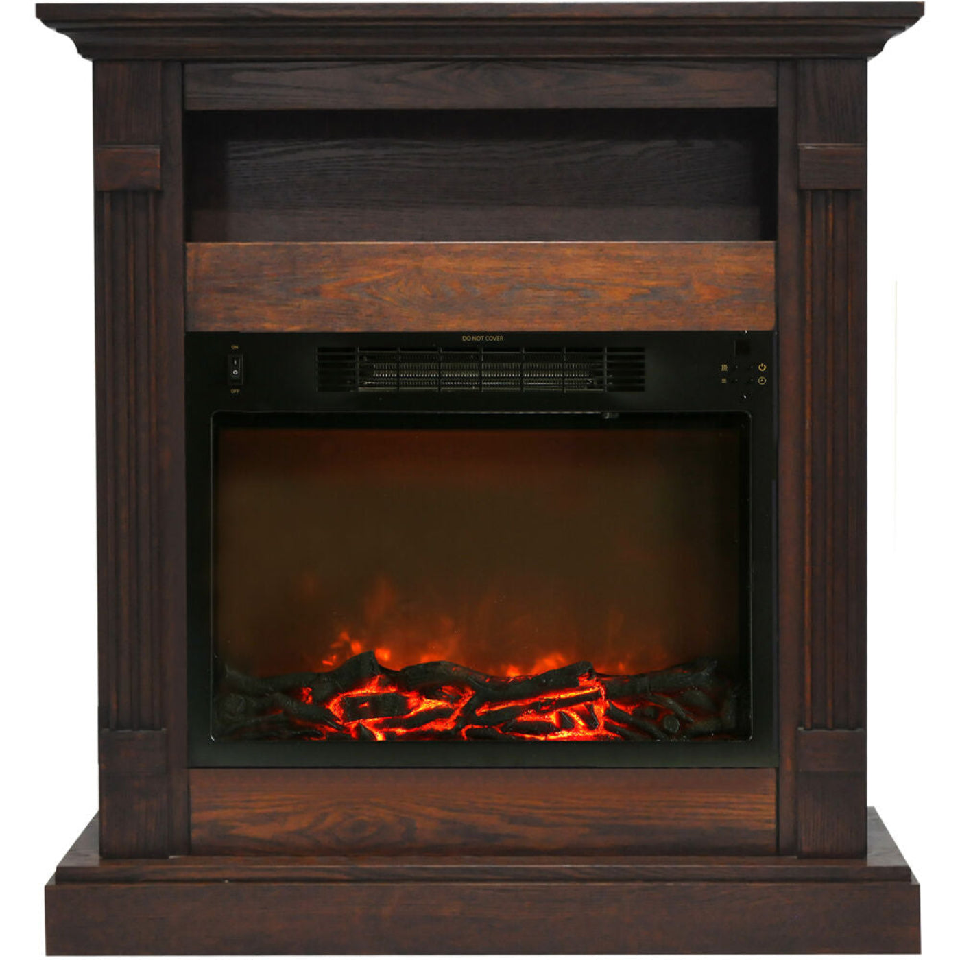 Cambridge Electric Mantel Fireplaces  - CAMBR3437 1WAL
