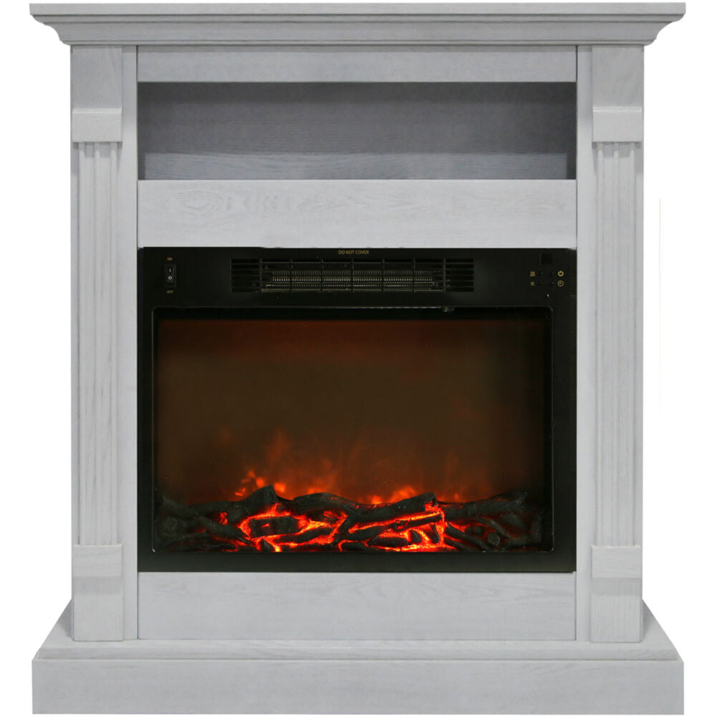 Cambridge Electric Mantel Fireplaces -  CAMBR3437 1WHT