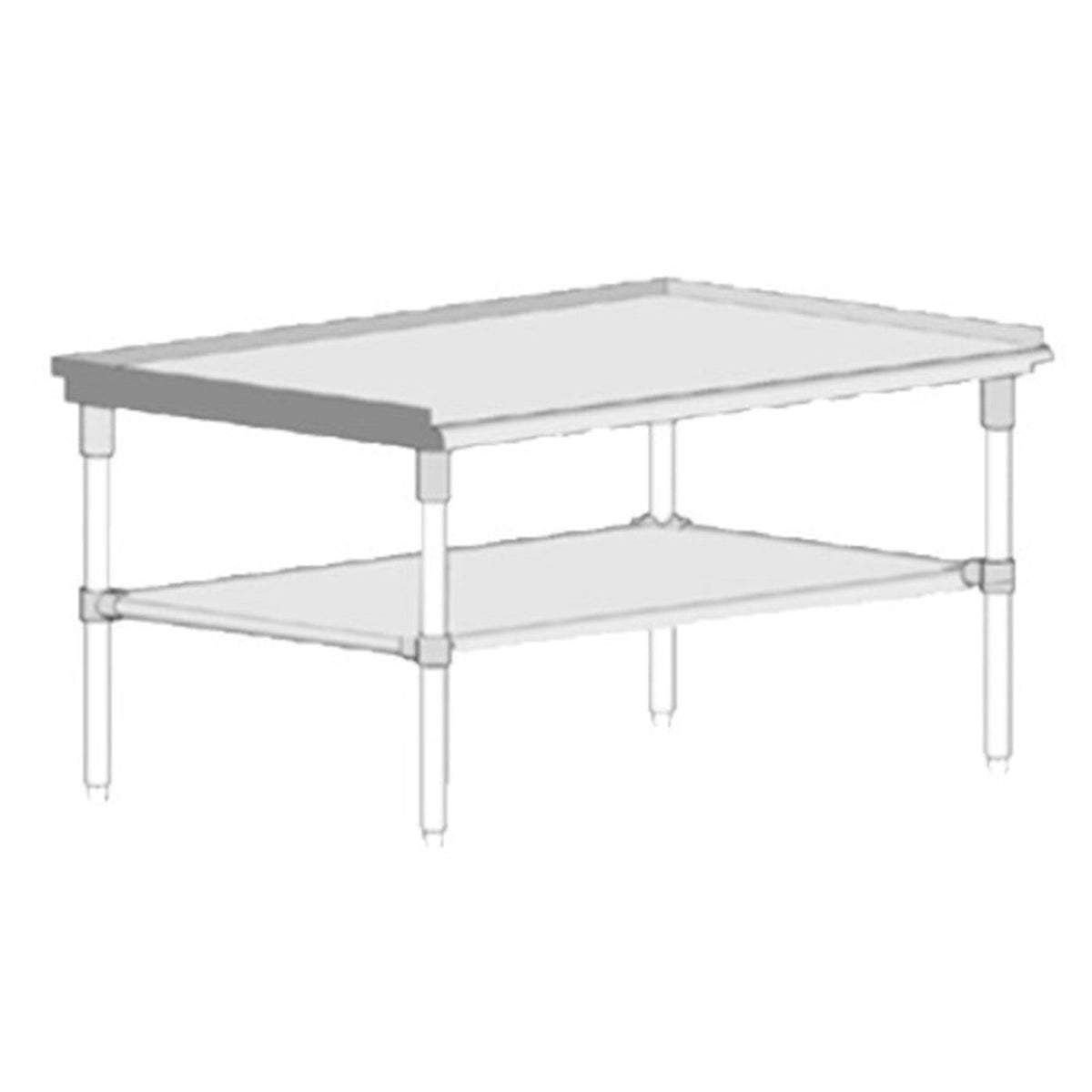 John Boos GS6-3060GSK Open Base 60" W x 30" D Equipment Stand - JBGS63060GSK