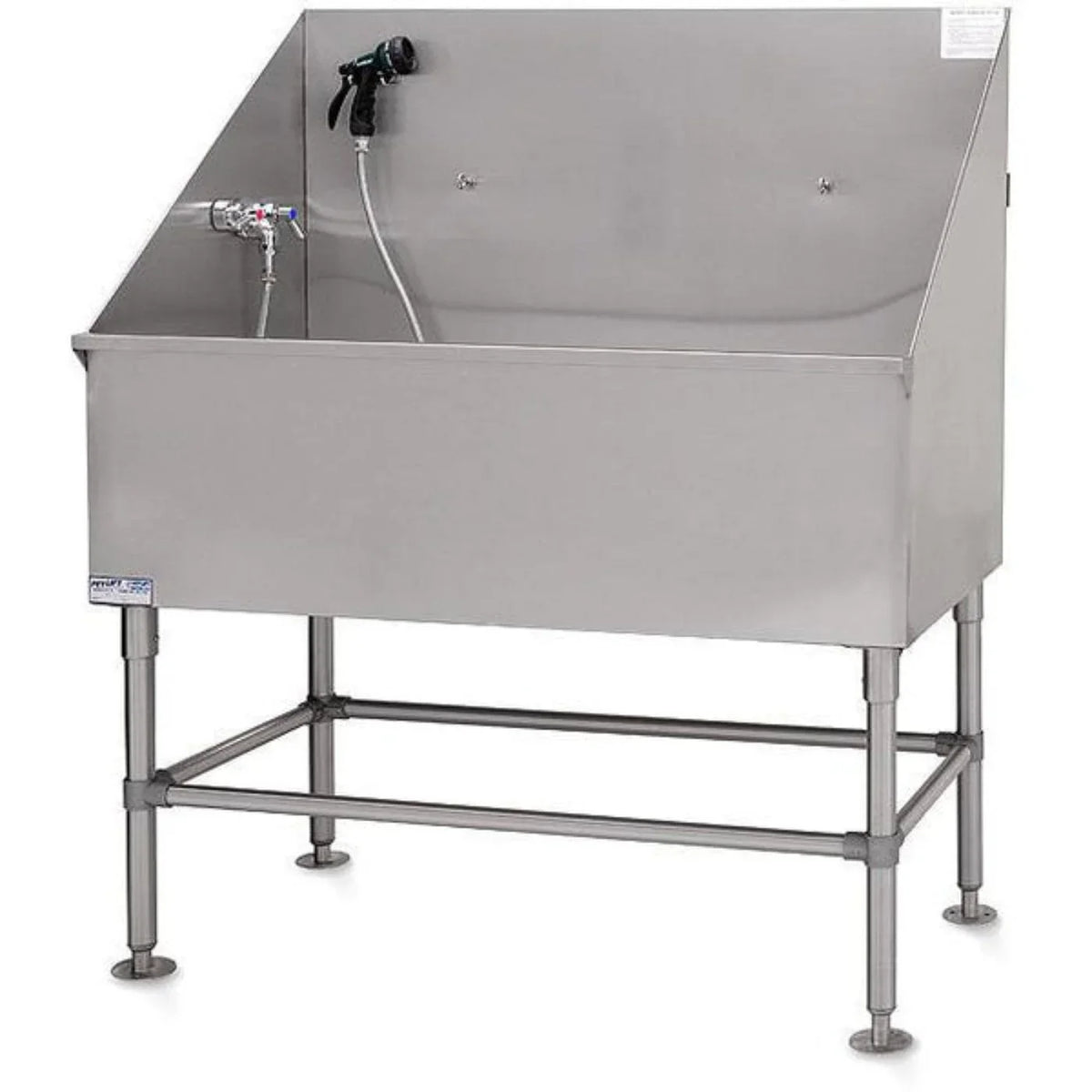 PETLIFT Stainless Steel Classic Dog Grooming Bath Tub 48 - PL-BT-LE46