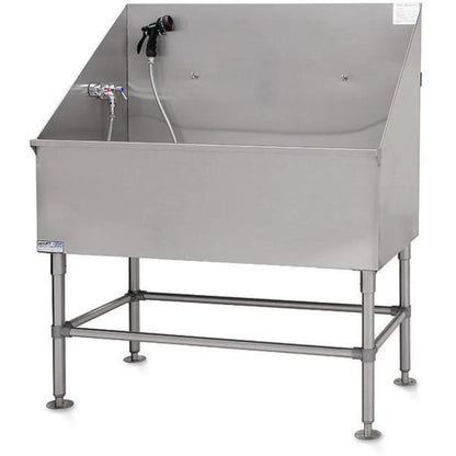 PETLIFT Stainless Steel Classic Dog Grooming Bath Tub 48 - PL-BT-LE46