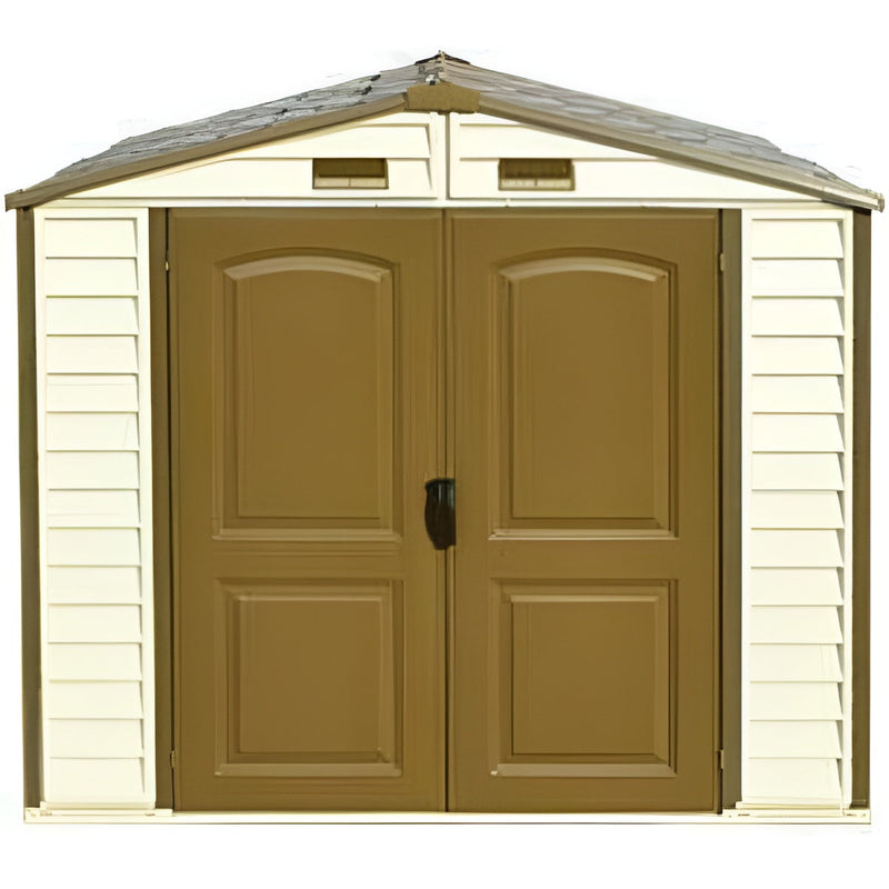 Duramax 8' x 6' StoreAll Vinyl Shed with Foundation 30115
