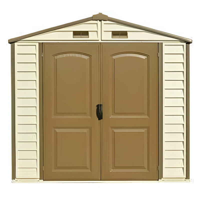 Duramax 8' x 6' StoreAll Vinyl Shed with Foundation 30115