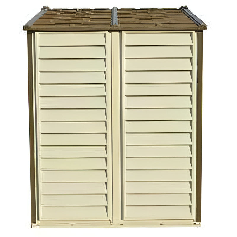 Duramax 8' x 6' StoreAll Vinyl Shed with Foundation 30115