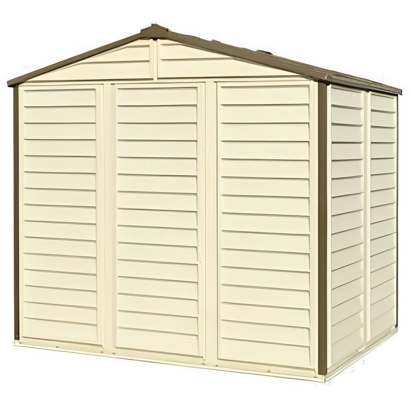 Duramax 8' x 6' StoreAll Vinyl Shed with Foundation 30115