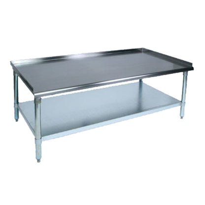 John Boos EES8-3015SSK 15" W x 30" D Equipment Stand Stainless Steel Undershelf - JBEES83015SSK