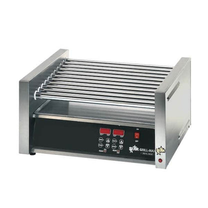Star 8A-30STE-230V Grill-Max® Roller Grills with Electronic Controls with Clear Bun Door 230V - 8A-30STE-230V