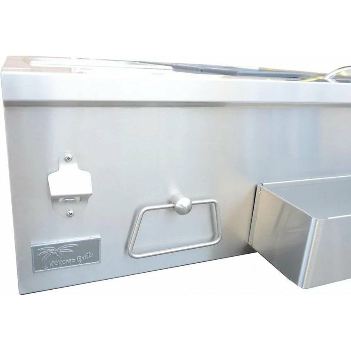 KoKoMo Built-In Bartender Cocktail Station With Sink Bottle Opener and Ice Chest - KO-BRTNDR
